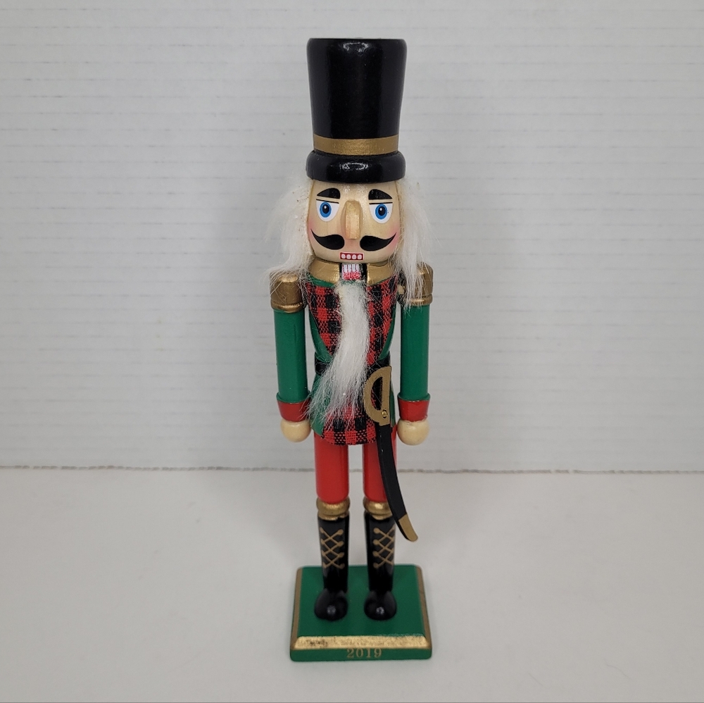 Festive Christmas Holiday Nutcracker in Red and Green 8in